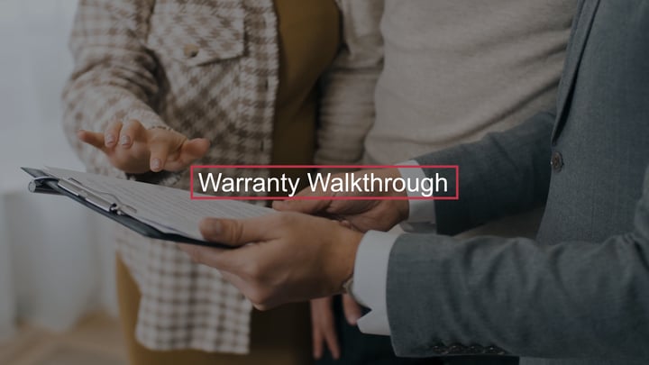 Warranty Walkthrough 1